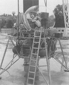 Early LEM used with the Lunar Landing Research Facility.